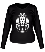 Женская футболка длинный рукав Swag anonymous of Egypt фото