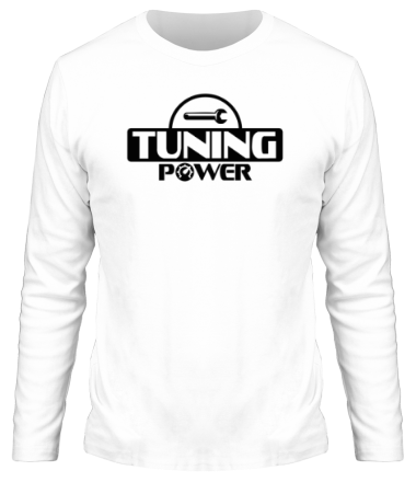 Мужская футболка длинный рукав Tuning power