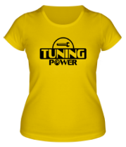 Женская футболка Tuning power фото
