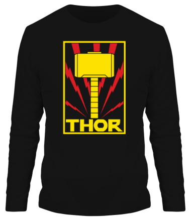 Мужская футболка длинный рукав Thor - Тор