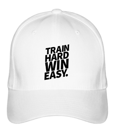 Бейсболка Train hard win easy