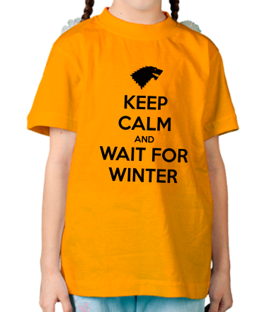 Детская футболка Wait for winter