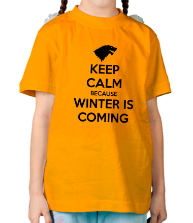 Детская футболка Winter is coming