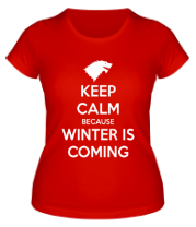 Женская футболка Winter is coming фото