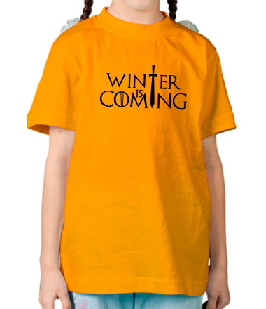 Детская футболка Игра престолов - Зима близко
