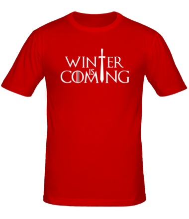 Мужская футболка Игра престолов - Зима близко