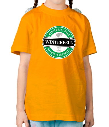 Детская футболка Winterfell beer