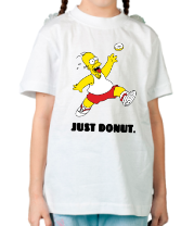 Детская футболка Гомер Симпсон - Только пончик фото