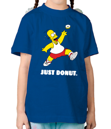 Детская футболка Гомер Симпсон - Только пончик