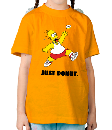 Детская футболка Гомер Симпсон - Только пончик