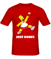 Мужская футболка Гомер Симпсон - Только пончик фото