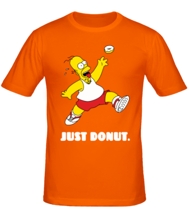 Мужская футболка Гомер Симпсон - Только пончик