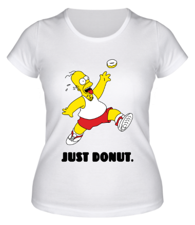Женская футболка Гомер Симпсон - Только пончик