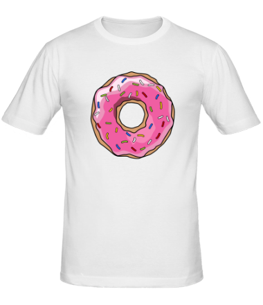 Мужская футболка Пончик Гомера Симпсона