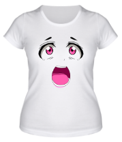 Женская футболка Лицо аниме фото