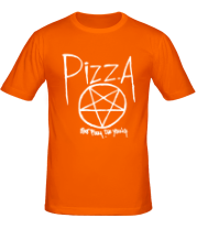 Мужская футболка Eat pizza, die young! фото