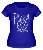 Женская футболка Eat pizza, die young! фото