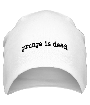 Шапка Grunge is dead. Nirvana. Kurt Cobain!