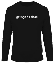 Мужская футболка длинный рукав Grunge is dead. Nirvana. Kurt Cobain! фото