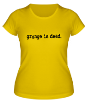Женская футболка Grunge is dead. Nirvana. Kurt Cobain! фото