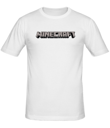 Мужская футболка Minecraft Logo!