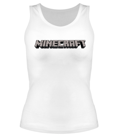 Женская майка борцовка Minecraft Logo!