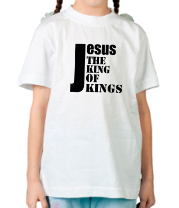 Детская футболка Jesus the king of kings фото