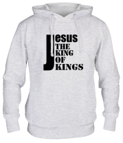 Толстовка худи Jesus the king of kings фото