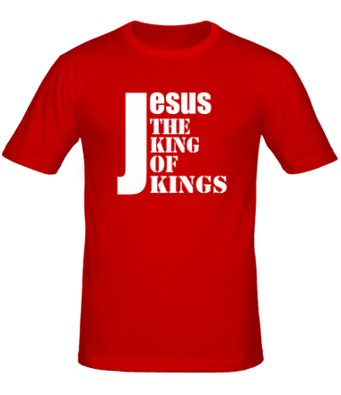 Мужская футболка Jesus the king of kings