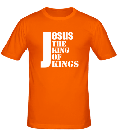 Мужская футболка Jesus the king of kings