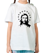 Детская футболка Иисус с нимбом