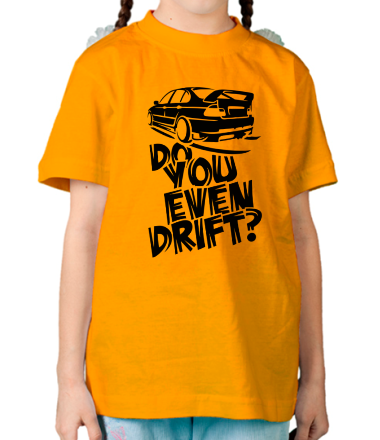 Детская футболка Do you even drift