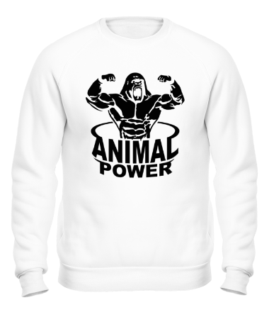 Толстовка без капюшона Animal power