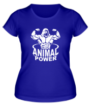 Женская футболка Animal power фото