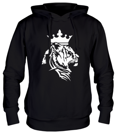 Толстовка худи Tiger crown pattern