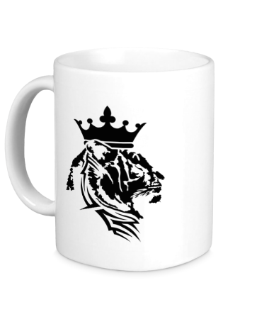 Кружка Tiger crown pattern