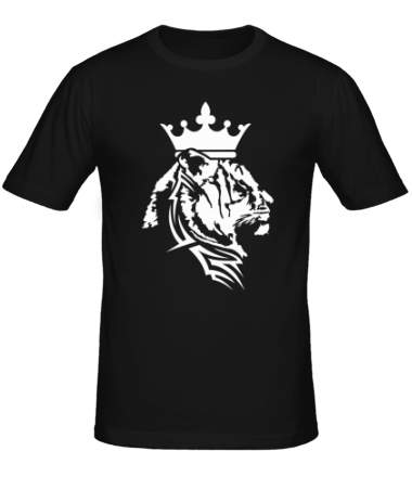 Мужская футболка Tiger crown pattern