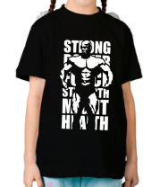 Детская футболка Strong health (Сила и здоровье) фото