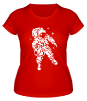 Женская футболка Астронавт фото