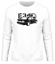 Мужская футболка длинный рукав BMW 5 (e34) фото