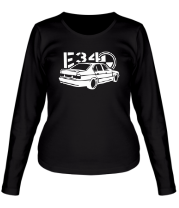 Женская футболка длинный рукав BMW 5 (e34)