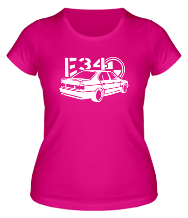 Женская футболка BMW 5 (e34)