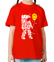 Детская футболка Космонавт с шариком фото