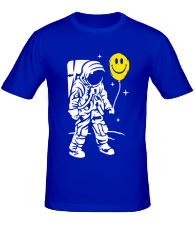 Мужская футболка Космонавт с шариком