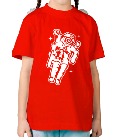 Детская футболка ALien astronaut (инопланетный астронавт)