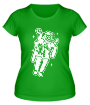 Женская футболка ALien astronaut (инопланетный астронавт) фото