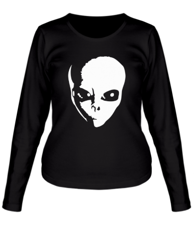 Женская футболка длинный рукав Инопланетянин