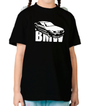 Детская футболка Bmw e36 силуэт фото