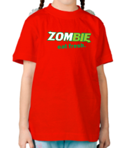 Детская футболка Зомби: Свежая еда фото