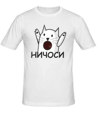 Мужская футболка Ничоси - кот